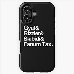 Gyat Rizzler Skibidi Fanum Tax iPhone Tough Case