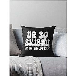 Skibidi Throw Pillow