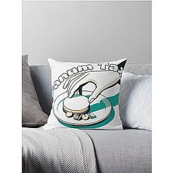 Tax Retro Minimalistic Throw Pillow