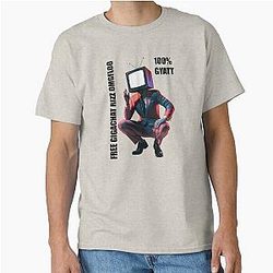TV Sigma Rizz 100% Classic T-Shirt