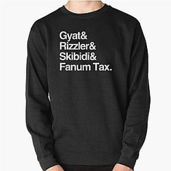 Gyat und Rizzler Skibidi Fanum Tax Sweatshirt mit Sweatshirt