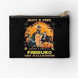 Just A Girl Who Loves Halloween Zipper Pouch