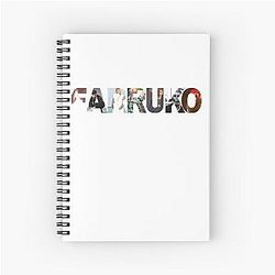 Faruko Essential T-Shirt Spiral Notebook