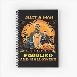 A Just Man Who Loves Halloween And Uses A Spiral Notebook