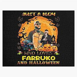 A Boy Who Loves Farrukhoo And Halloween Puzzle