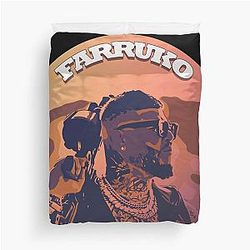Farruko Vintage Duvet Cover