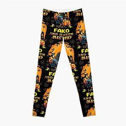 A Dad Who Loves Halloween Harrukoo Leggings