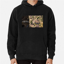 Farthest Frontier Unique Crop Motif Farthest Frontier Hoodies