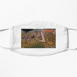 Farthest Frontier Survival Mode Tee Farthest Frontier Face Masks