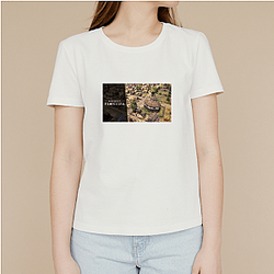 Farthest Frontier Unique Crop Motif Farthest Frontier T-Shirts