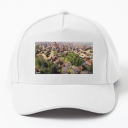Farthest Frontier Settlement Graphic Farthest Frontier Hats & Caps