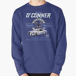 Brian O'Conner Family Racing Fast and Furious Tribute Pullover Sweatshirt
