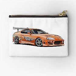 Fast and Furious Orange Supra Zipper Pouch
