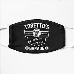 Fast And Furious T-ShirtToretto's Garage Flat Mask