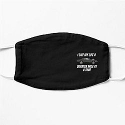 I live my life a quarter mile at a time  dom fast and furious  Active  Flat Mask