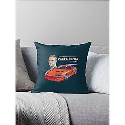 Paul walker_s supra ( fast and furious ) Throw Pillow