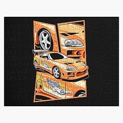 Brian's toyota supra from fast and furious Jigsaw Puzzle