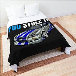 Drive it like you stole it  fast and furious Paul walker's Skyline  Comforter