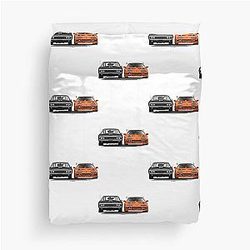Charger RT _amp_ Supra Mk IV - The Fast and Furious Active  Duvet Cover