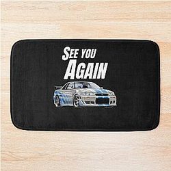 See you Again  fast and furious R34 GTR  Classic Bath Mat