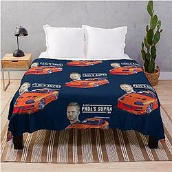 Paul walker_s supra ( fast and furious ) Throw Blanket