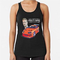 Paul walker_s supra ( fast and furious ) Racerback Tank Top