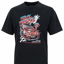 Car Racing Movie DTNK1504 Washed Fast And Furious T-Shirts