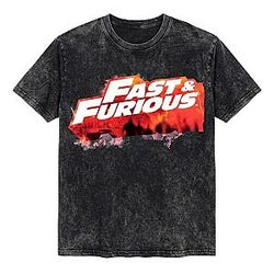 Logo In The Fire TTPM2004 Washed Fast And Furious T-Shirts