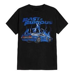 Blue Flames  TTPM2004 Fast And Furious T-Shirts