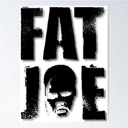 Fat Joe Germany Rapper Black Version Poster