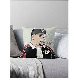 PixelRap Club Fat Joe Throw Pillow