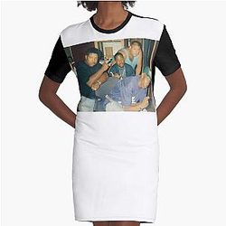 Diggin' In The Crates Crew - Big L Lord Finesse Diamond D Fat Joe Graphic T-Shirt Dress