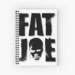 Fat Joe Germany Rapper Black Spiral Notebook