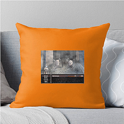 Fear and Hunger has a pixel art style Fear And Hunger Pillows Cover