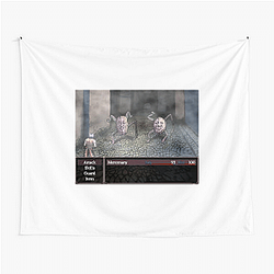Fear and Hunger has a pixel art style Fear And Hunger Tapestries