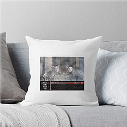 Fear and Hunger has a pixel art style Fear And Hunger Pillows Cover