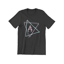 Sanap T-shirts – Flame Abstract Printed Classic T-shirt