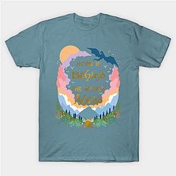 Lord Of The Rings Merch - Home is Behind Colorful Classic T-Shirt
