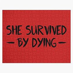 Fear Street Puzzles - She Survived By Dying Quote Jigsaw Puzzle RB0309