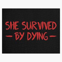 Fear Street Puzzles - She Survived By Dying Quote Jigsaw Puzzle RB0309