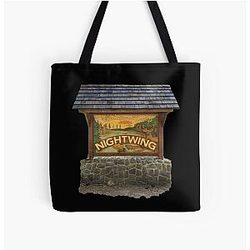 Fear Street Bags - Fear Street night wing All Over Print Tote Bag RB0309
