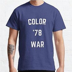 Fear Street T-Shirts - Color War '78 Fear Street 1978 Blue Shadyside Classic T-Shirt RB0309