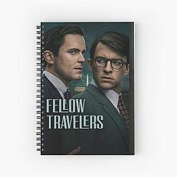 Fellow travelers poster Spiral Notebook