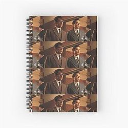 Hawk and traveler Spiral Notebook