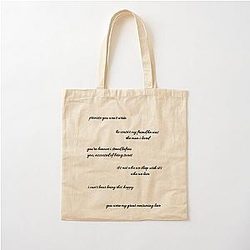 Fellow travelers pack a Cotton tote bag