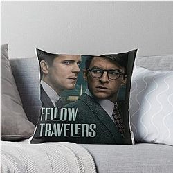 Fellow Travellers Poster Throw Pillow