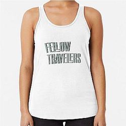 Fellow Traveler logo Racerback Tank Top