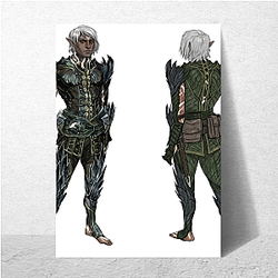 Fenris Brooding Silent strength Fenris Posters