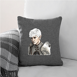 Fenris Blue Glowing marks Fenris Pillows Cover