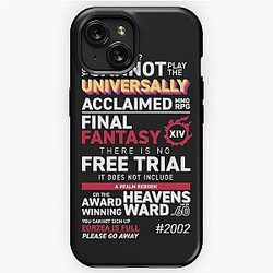 Eorzea is FULL - MMO FF14 FFXIV iPhone Tough Case